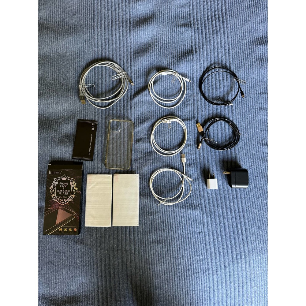 iPhone charger and case lot